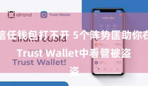 信任钱包打不开 5个阵势匡助你在Trust Wallet中看管被盗